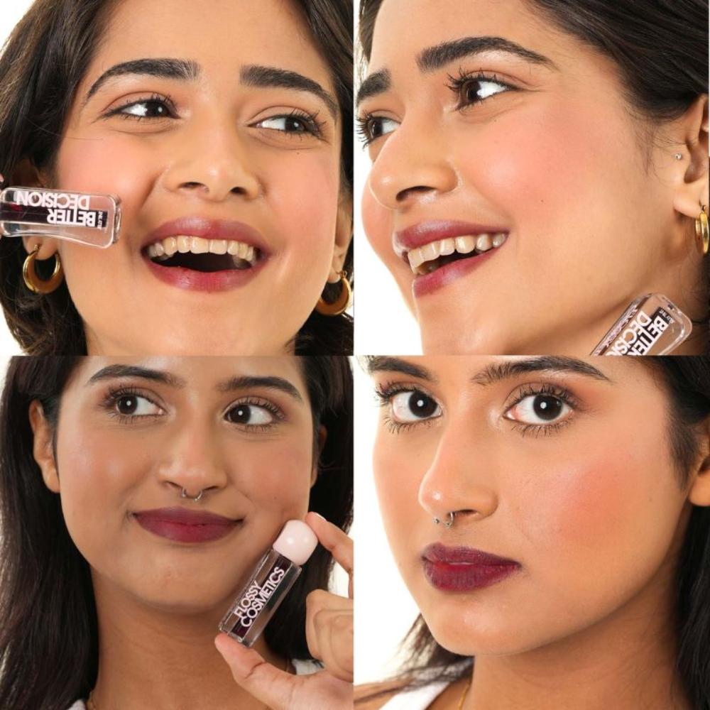 Flossy Cosmetics Lip & Cheek Tint with goodness of Niacinamide & Watermelong Extract