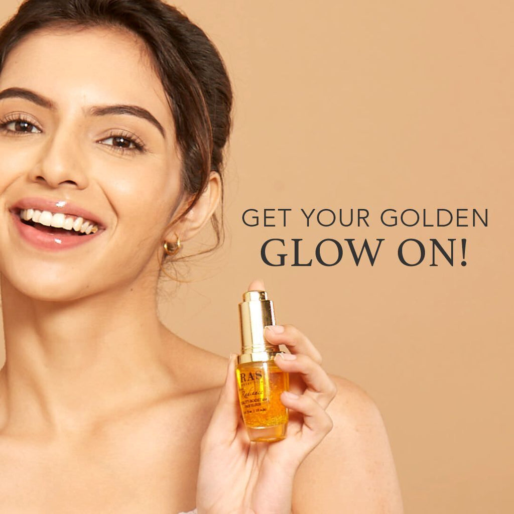 RAS Luxury Oils 24K Gold Radiance Beauty Boosting Face Elixir