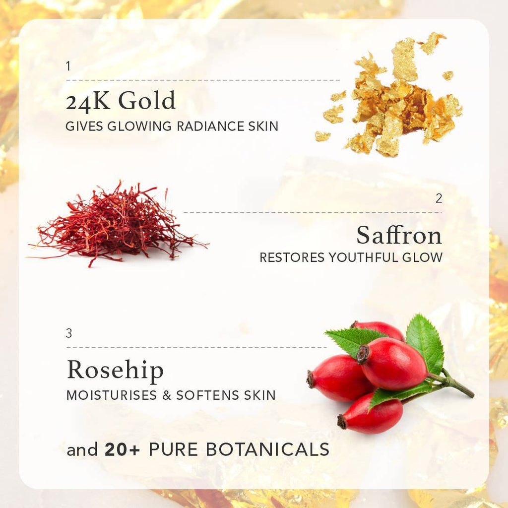 RAS Luxury Oils 24K Gold Radiance Beauty Boosting Face Elixir