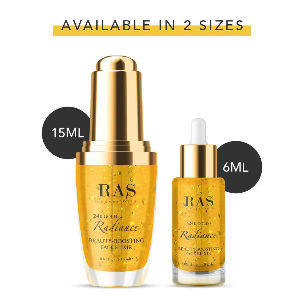 RAS Luxury Oils 24K Gold Radiance Beauty Boosting Face Elixir