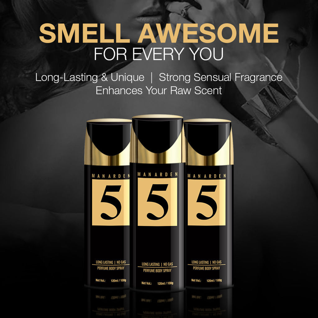 Man Arden #5 Long Lasting Ultra Luxury Perfume Body Spray