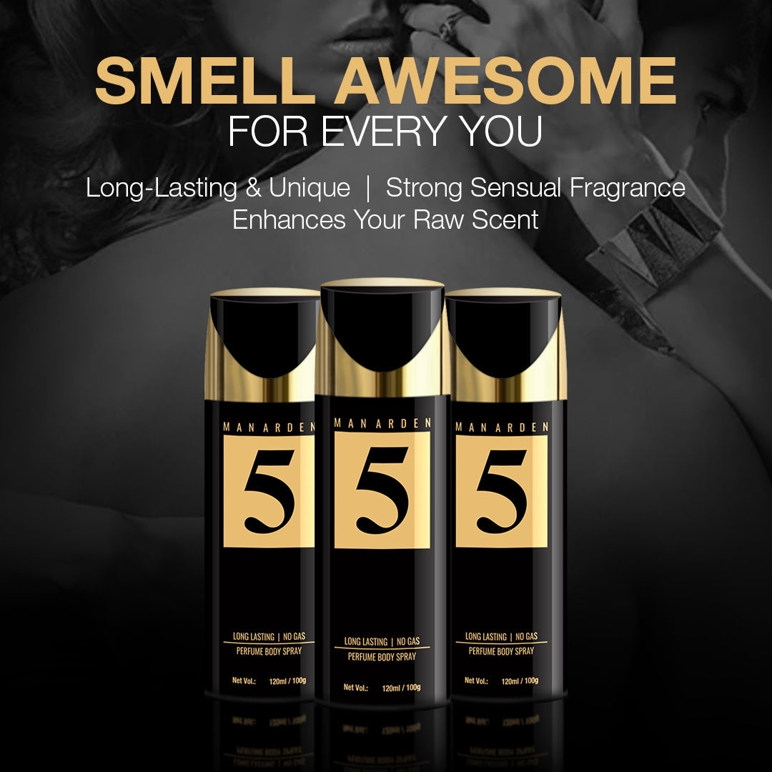 Man Arden #5 Long Lasting Ultra Luxury Perfume Body Spray