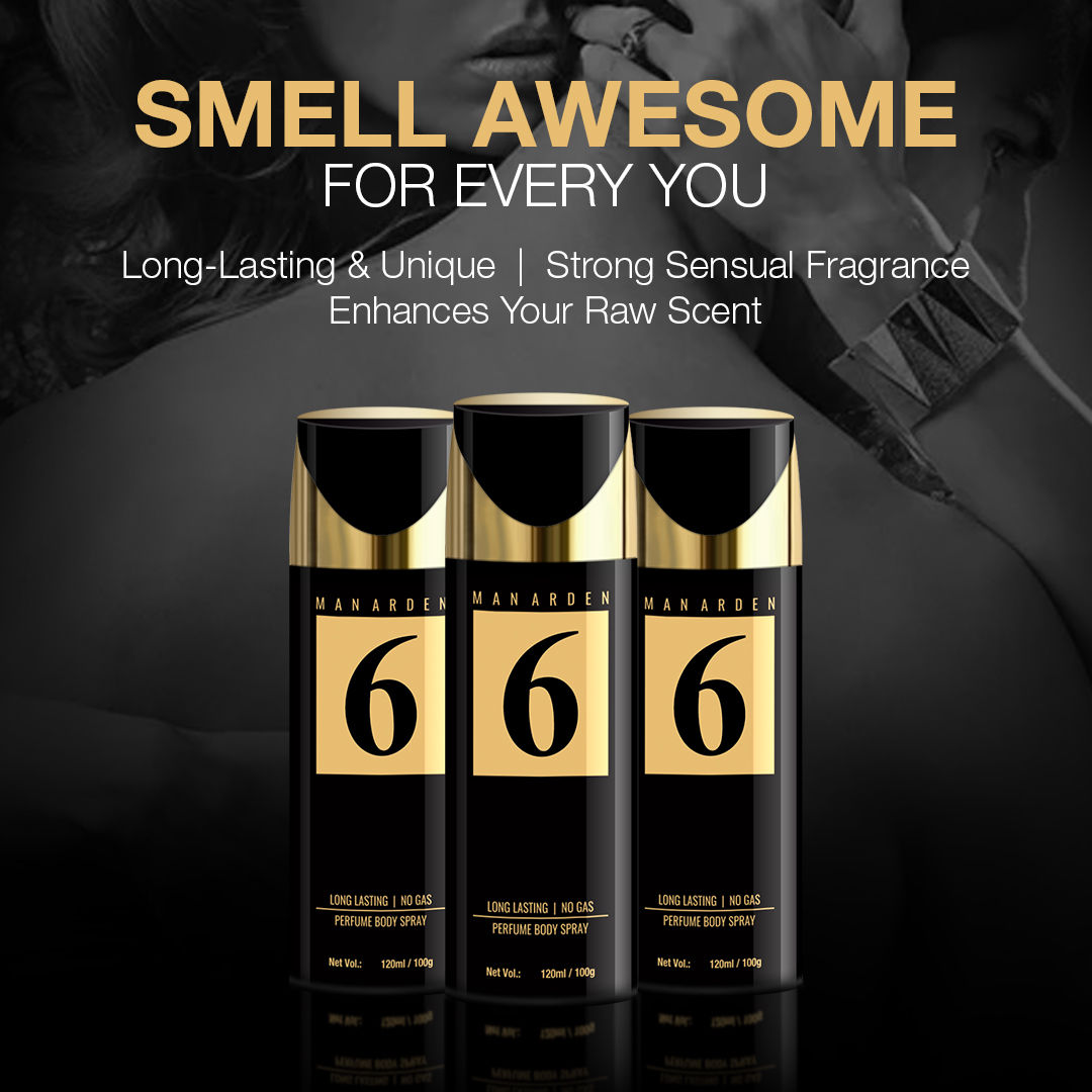 Man Arden #6 Long Lasting Ultra Luxury Perfume Body Spray
