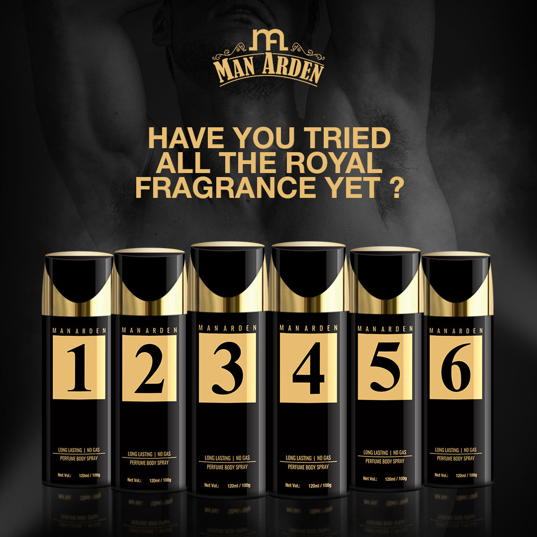 Man Arden #6 Long Lasting Ultra Luxury Perfume Body Spray