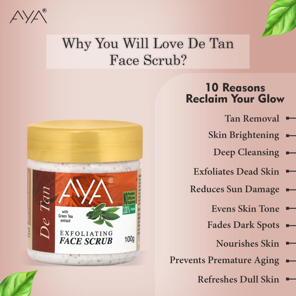 AYA Detan Exfoliating Face Scrub