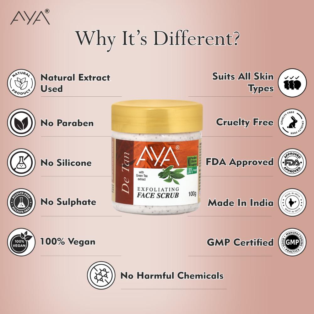 AYA Detan Exfoliating Face Scrub