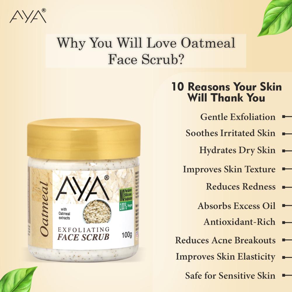 AYA Oatmeal Exfoliating Face Scrub