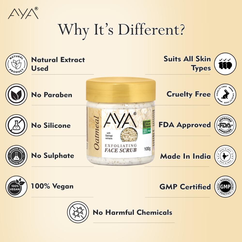 AYA Oatmeal Exfoliating Face Scrub