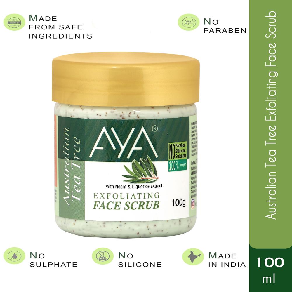 AYA Tea Tree Exfoliating Face Scrub
