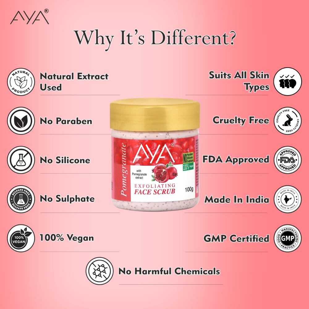 AYA Pomegranate Exfoliating Face Scrub