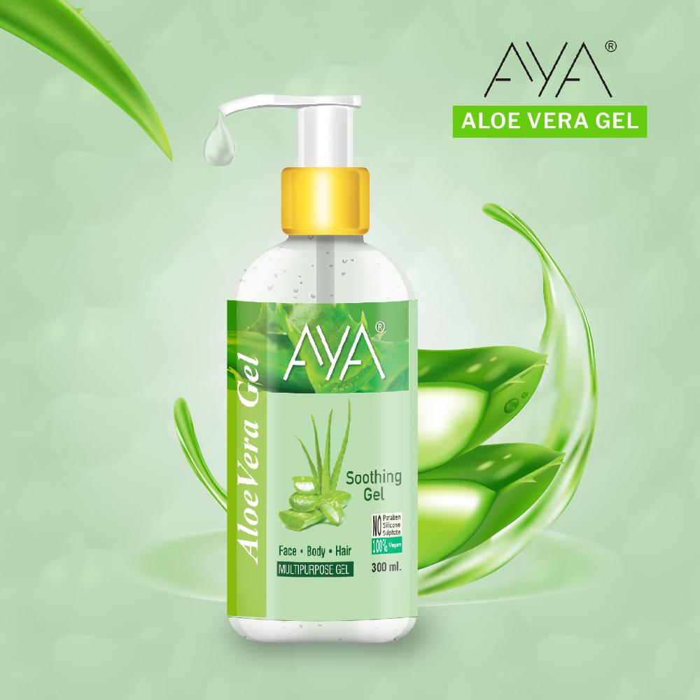 AYA Multipurpose Aloe Vera Gel Face, Hair & Body
