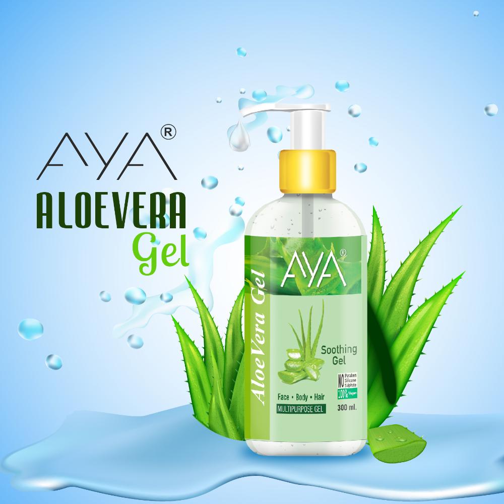 AYA Multipurpose Aloe Vera Gel Face, Hair & Body
