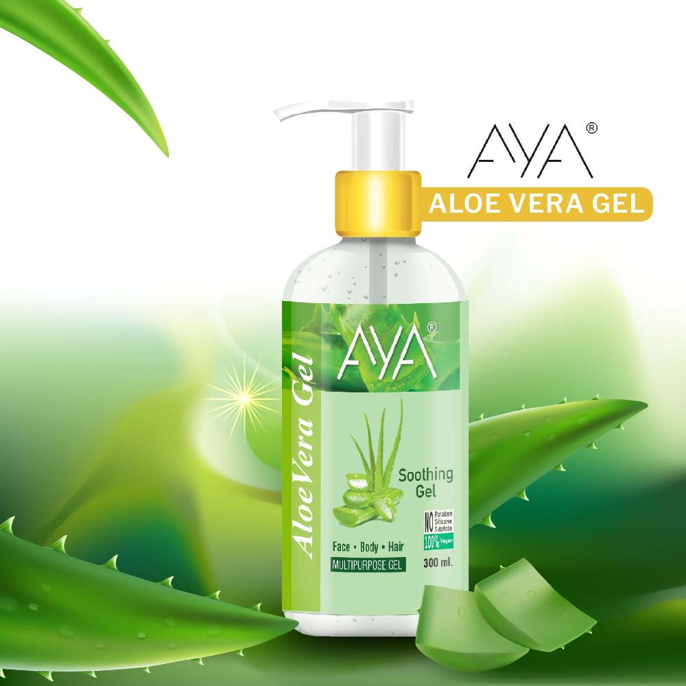 AYA Multipurpose Aloe Vera Gel Face, Hair & Body