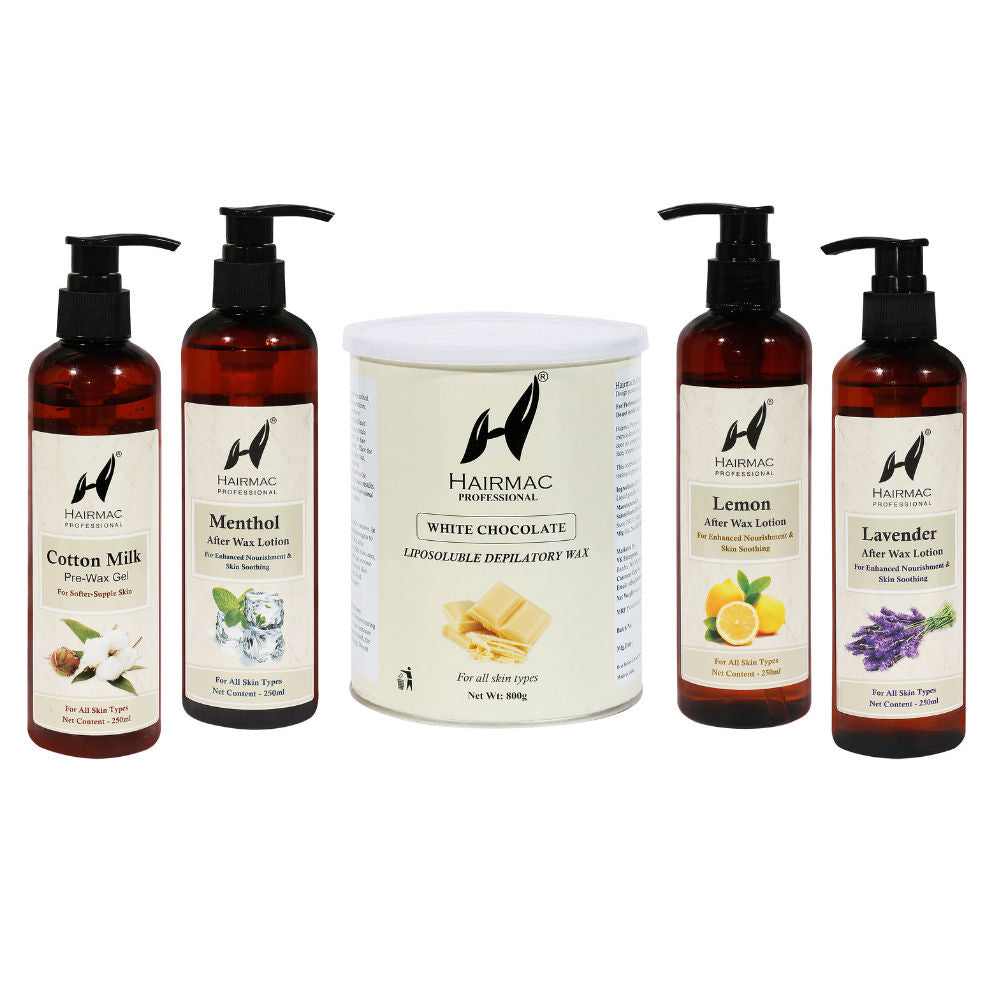 Hairmac Professional Lavender After Wax Lotion for Calming Skin and Removing Rashes