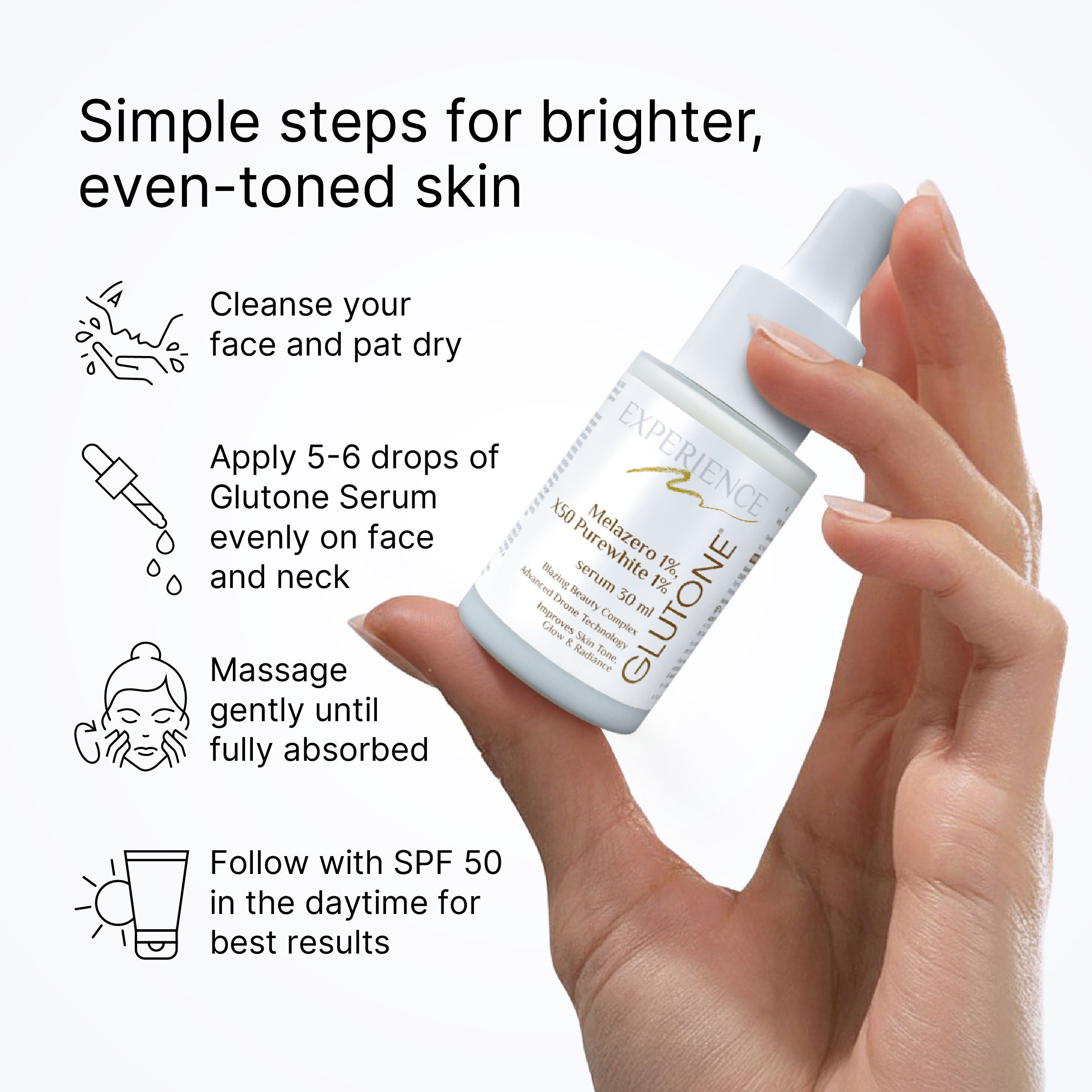 Glutone Skin Lightening Face Serum For Glowing And Radiant Skin