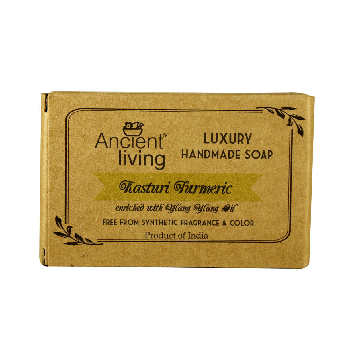 Ancient Living Kasturi Turmeric Luxury Handmade Soap