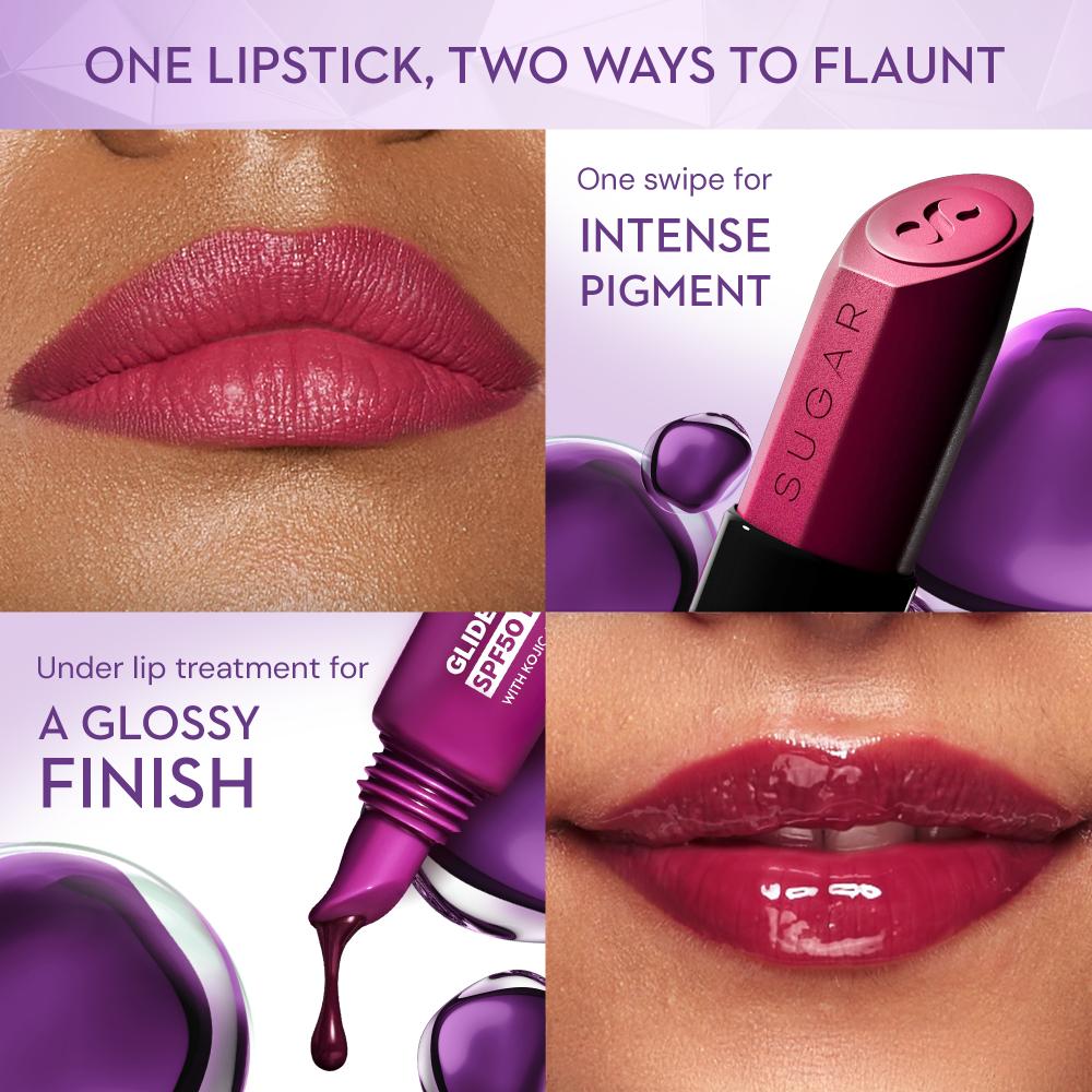 SUGAR Glide Peptide Serum Lipstick