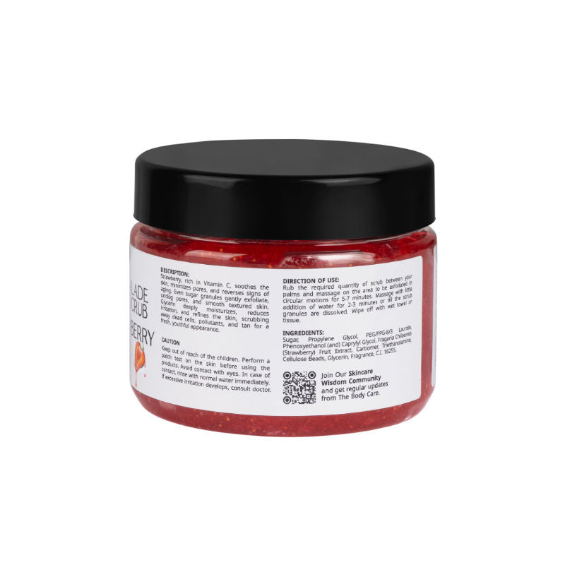 The Body Care Strawberry Marmalade Sugar Scrub