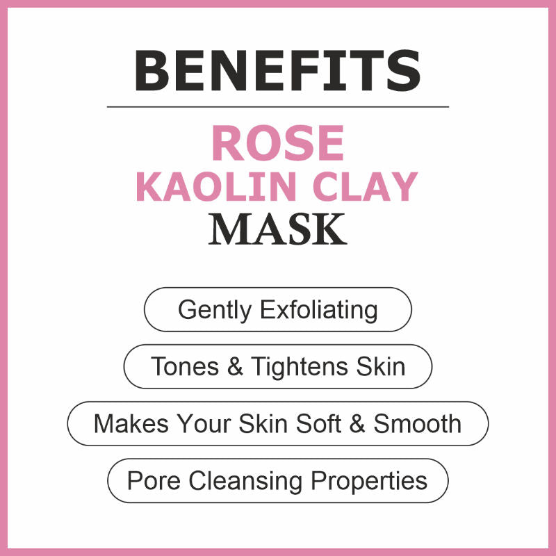 She Essentials Rose Kaolin Clay For Gentle Cleansing