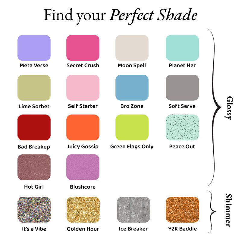 Elitty Mad Over Glossy Nail Polish - Self Starter