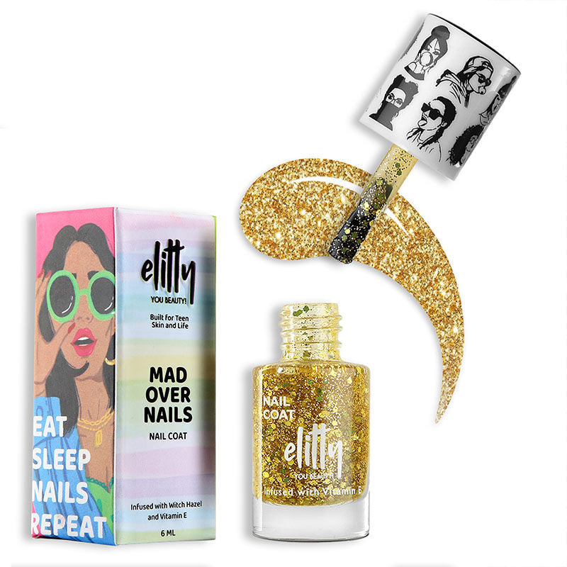 Elitty Mad Over Shimmer Nail Polish