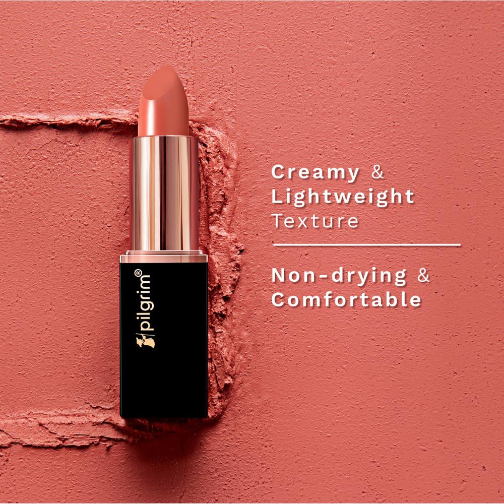 Pilgrim Matte Me Up Intense Colour Transferproof & Smudgeproof Lipstick