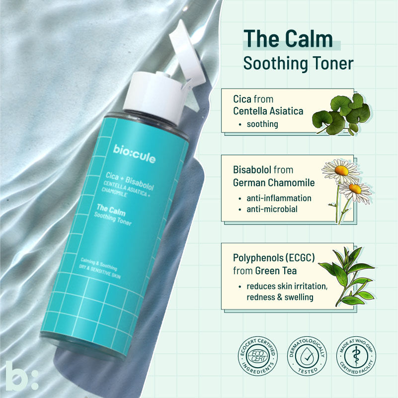 Biocule The Calm Soothing Face Toner - For Sensitive Skin