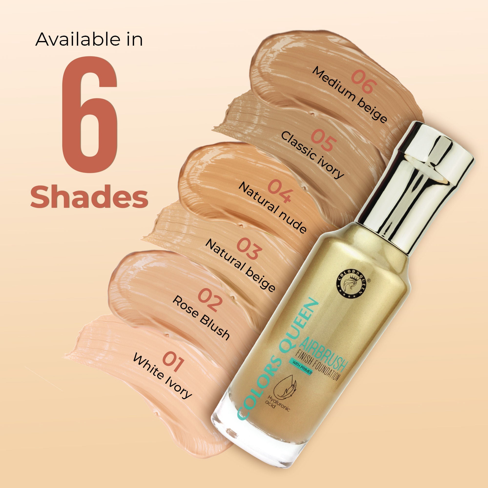 Colors Queen Airbrush Foundation With Primer