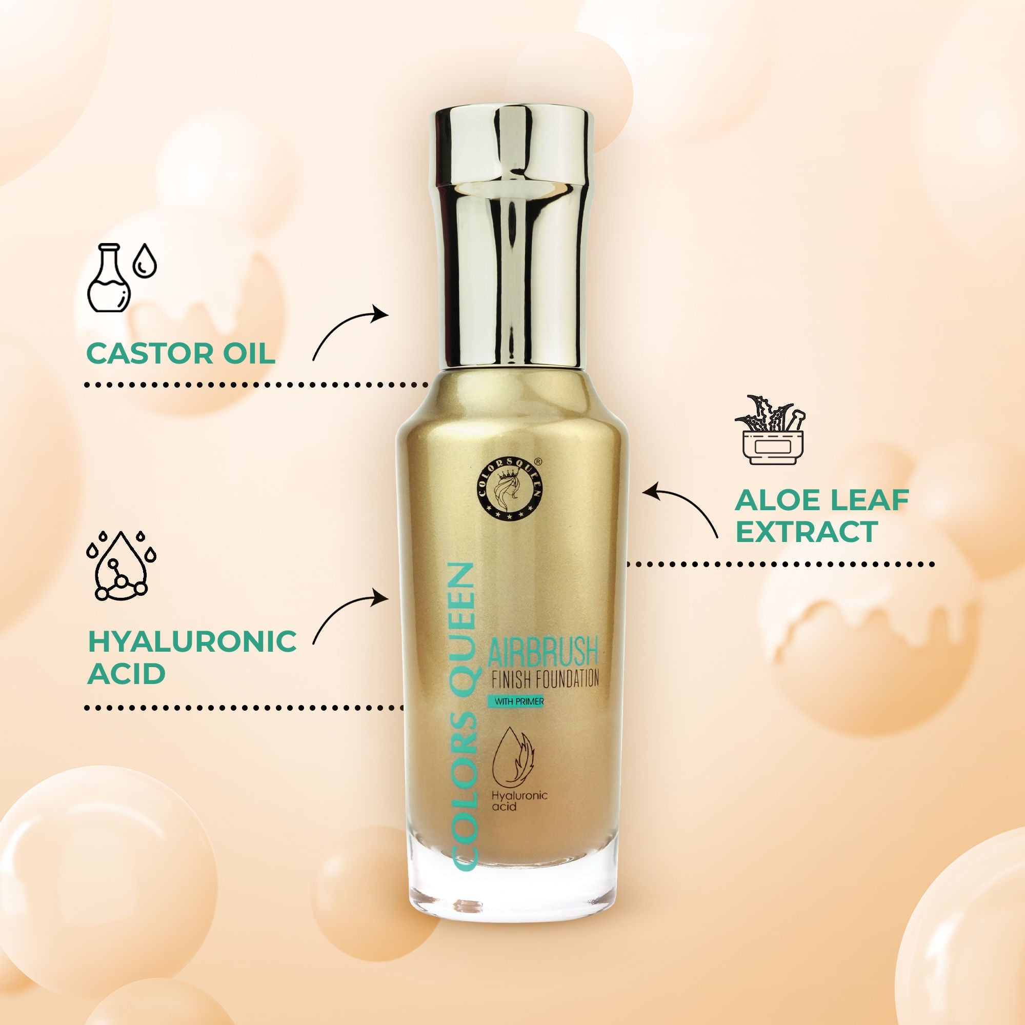 Colors Queen Airbrush Foundation With Primer