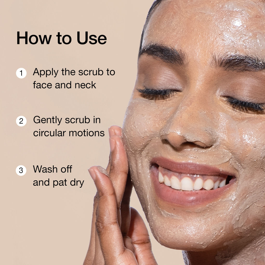 MCaffeine Naked Raw Coffee Face Scrub With Walnut & Vitamin E For Fresh & Glowing Skin