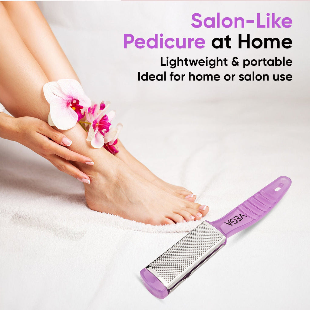 VEGA Pedicure Foot File–Dual-Sided Foot Scrubber for Remove Dead Skin, Callus (PD-03)