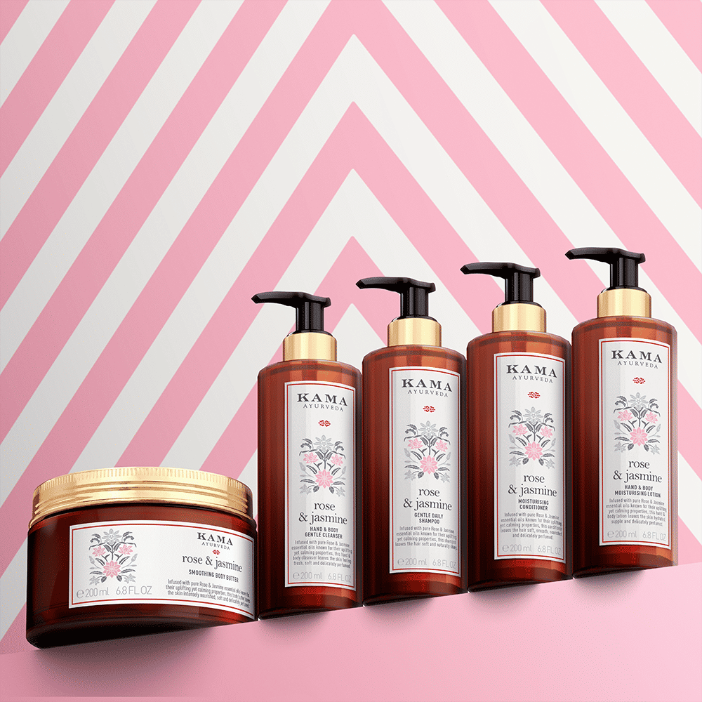 Kama Ayurveda Rose & Jasmine Moisturising with Paraben Free Body Cleanser