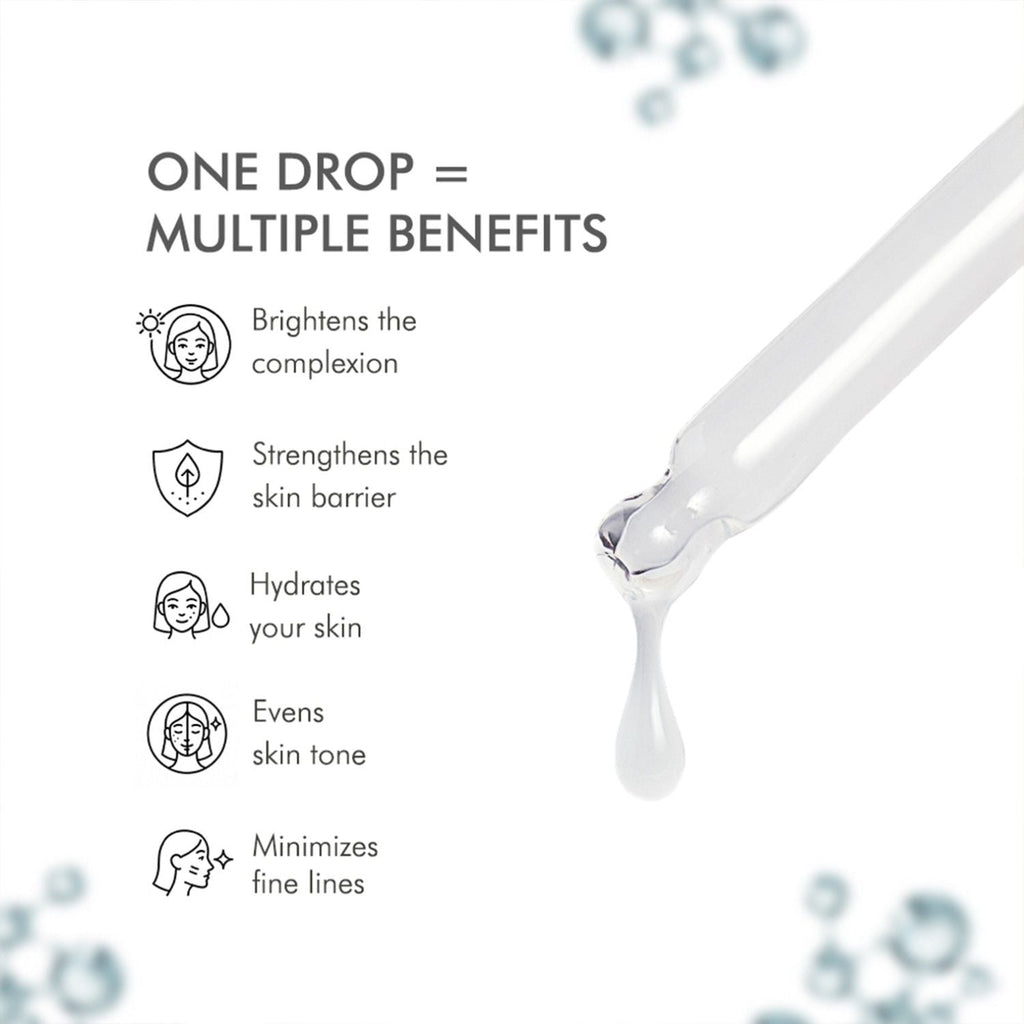 ACELABS Diamond Drop Face Serum With Niacinamide Diamond Powder & HA For Brightening & Anti-Aging