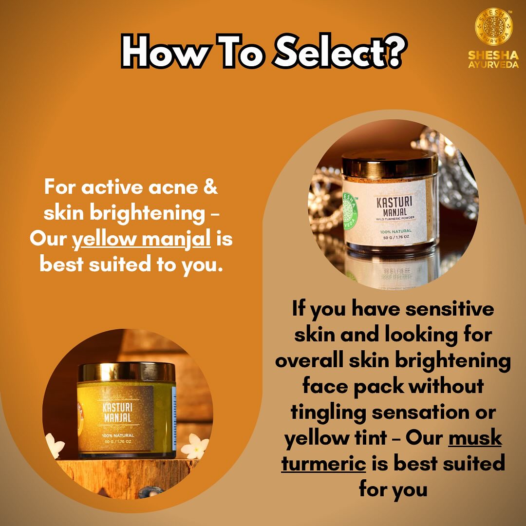 Shesha Ayurveda Kasturi Manjal - Wild Turmeric Powder (100% Natural and Premium Quality)