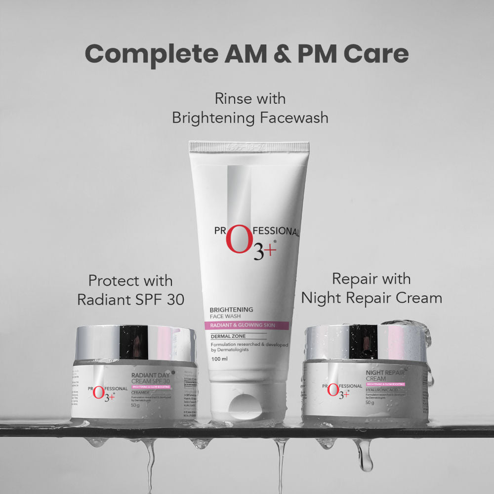 O3+ Night Repair Cream - Moisturiser For Brightening & Glow Boosting | Fades Finelines & Wrinkles