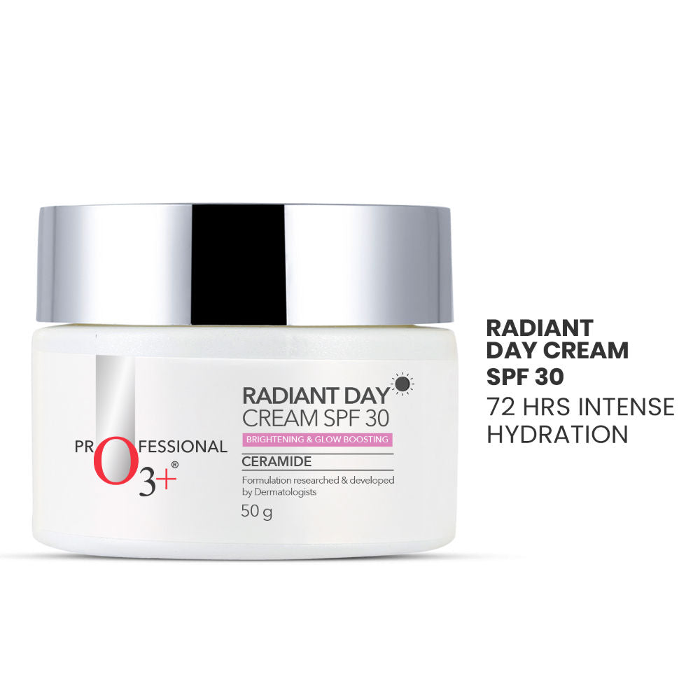 O3+ Radiant Day Cream Moisturiser SPF30 for Brightening & Glowing Skin | All Skin Types