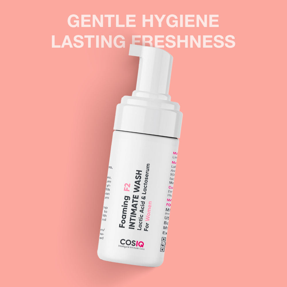 Cos-IQ Foaming F2 Intimate Hygiene Wash - Lactic Acid & Lactoserum