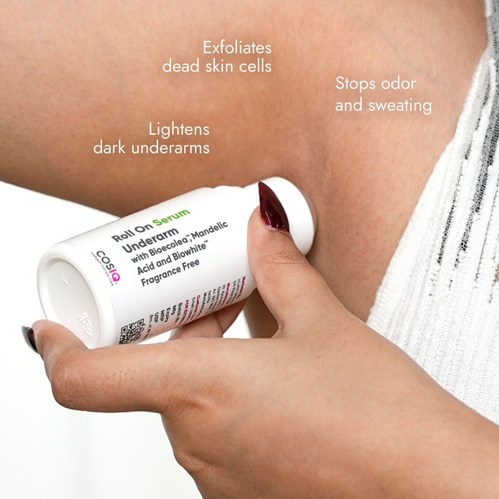Cos-IQ Brightening Underarm Roll On Serum For Women & Men