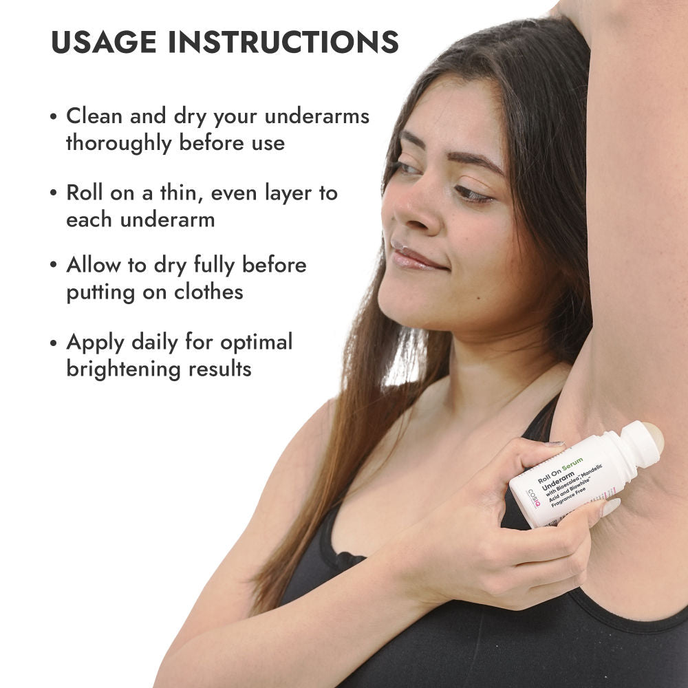 Cos-IQ Brightening Underarm Roll On Serum For Women & Men