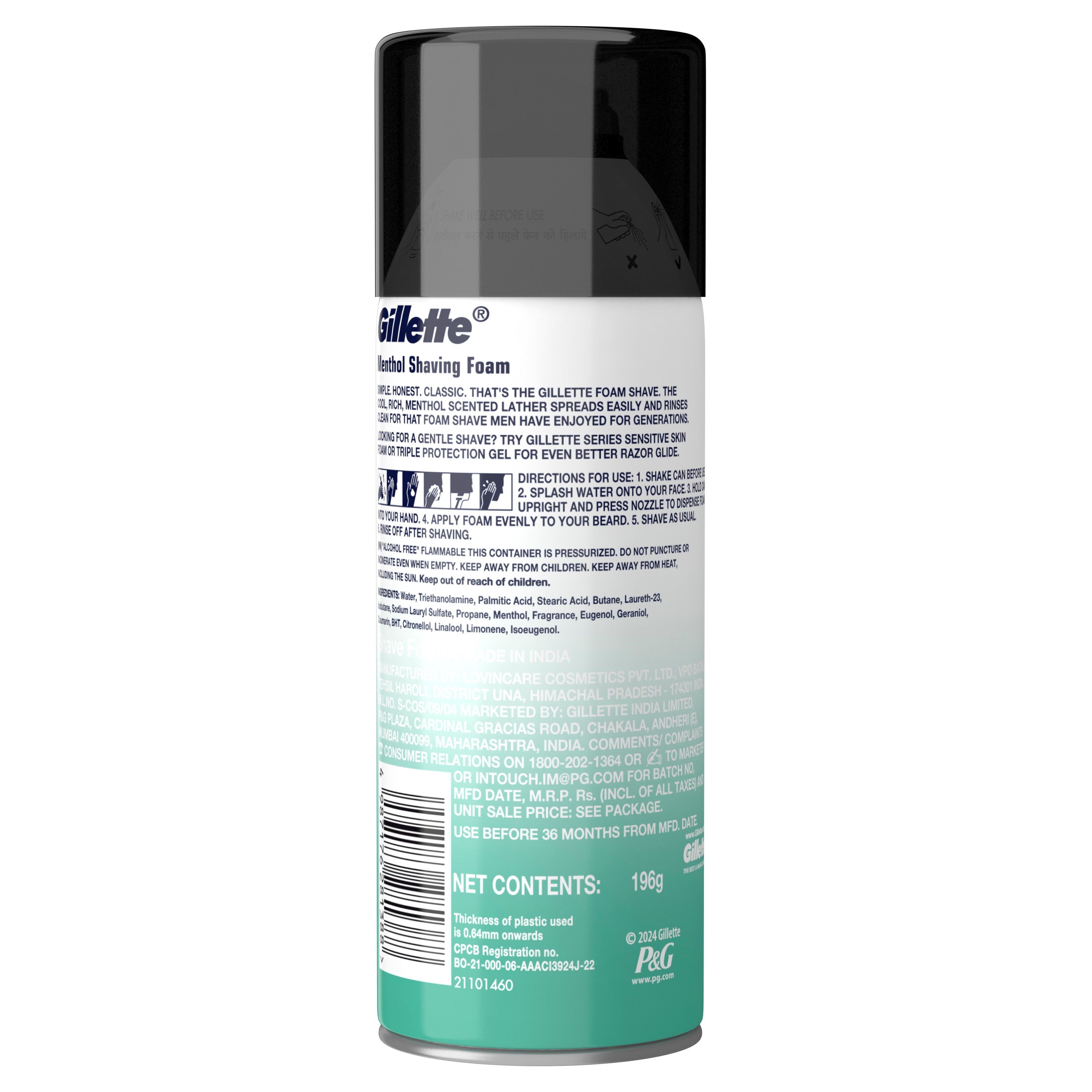 Gillette Classic Menthol Shaving Foam