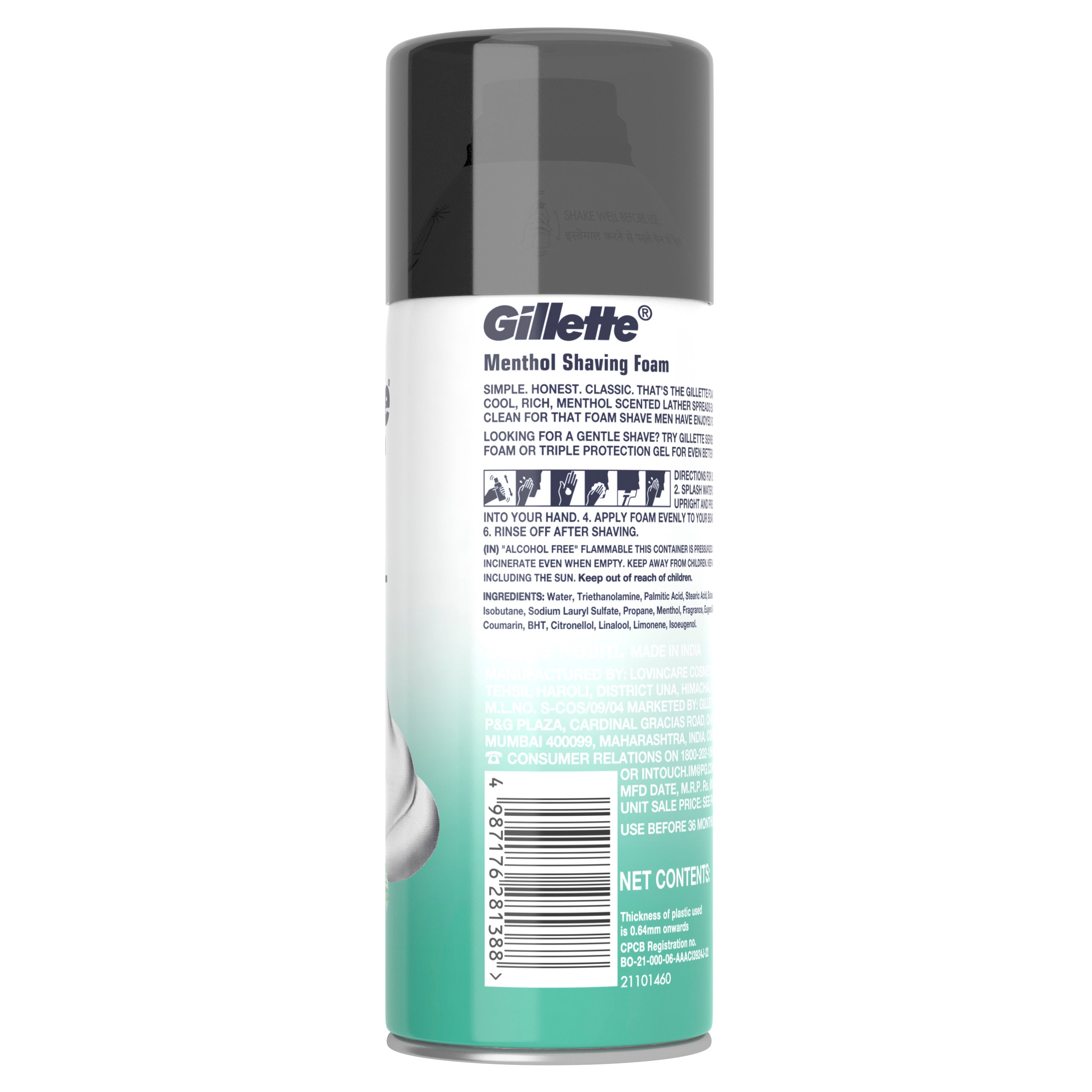 Gillette Classic Menthol Shaving Foam