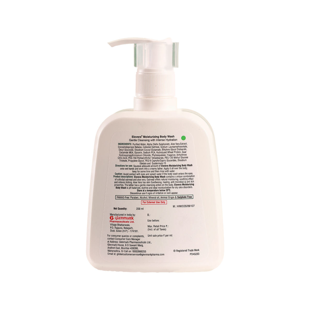Elovera Moisturizing Body Wash Enriched With Colloidal Oatmeal