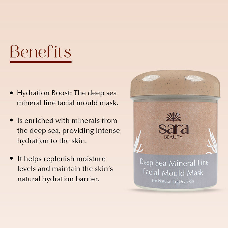Sara Deep Sea Mineral Line Facial Mould Mask for hydration, nourishment & anti-aging benefits