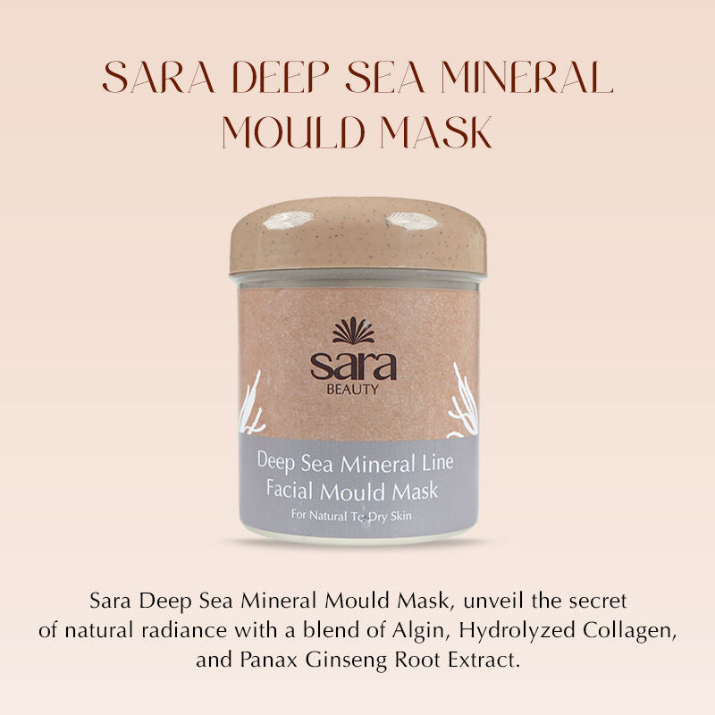 Sara Deep Sea Mineral Line Facial Mould Mask for hydration, nourishment & anti-aging benefits
