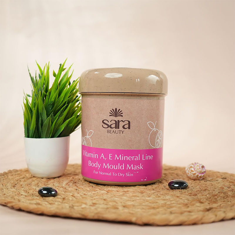 Sara Vitamin A & E Mineral Line Body Mould Mask for Smoother Skin & Brighter Glow