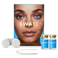 Swati Cosmetics Coloured Contact Lenses Aquamarine 6 months Power 0.00