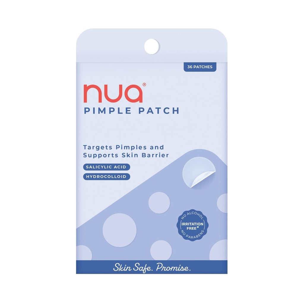 Nua Pimple Patch for Acne - 36 Hydrocolloid and Salicylic Acid Patches - For All Skin Types