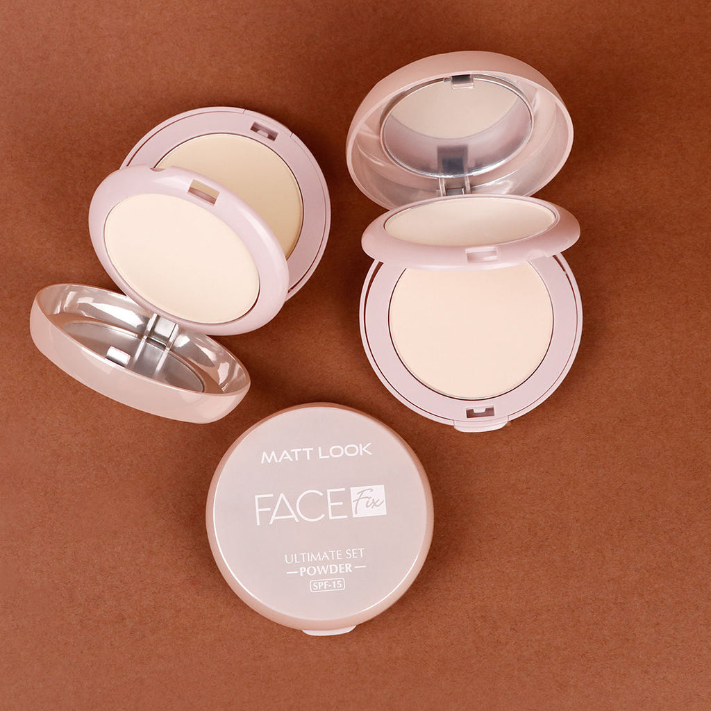Matt look Face Fix Ultimate Set Compact Powder