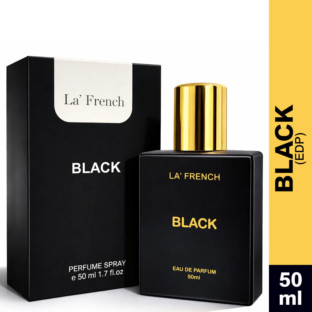La French Black Long Lasting Premium Luxury Fragrance Perfume