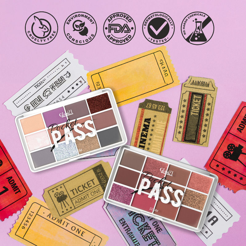 GLAM21 Pocket Pass All-In-One Makeup Palette - VIP Pass